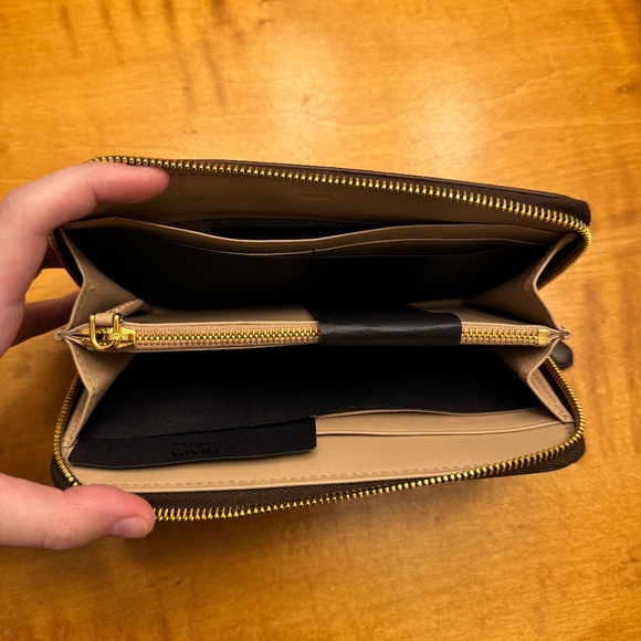 NWT Prada Large Leather Wallet - Brown - Picture 4 of 7